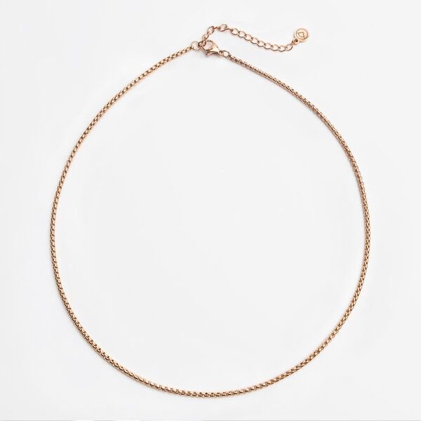 ALEXASCHA Dünne Schlangenkette aus Edelstahl | Mix & Match Halskette | Silber, Gold, Roségold