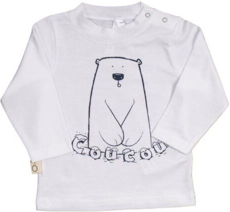CORA happywear Baby T-Shirt aus Eukalyptus Faser "Aura" | Bär