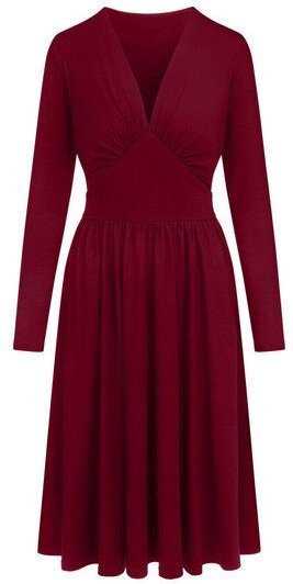 Ingoria MAGDALENA Midi Kleid 3/4 Arm mit Taschen aus TENCEL® Modal Jersey