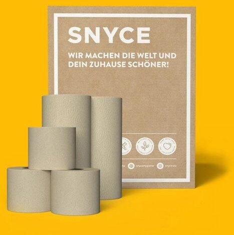 SNYCE Spar-Set Toilettenpapier und Küchenrollen - 100% Recycling