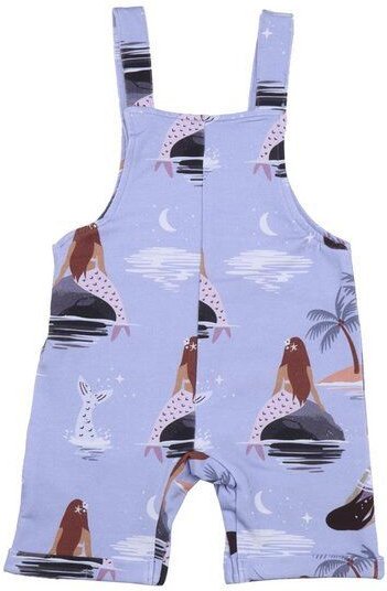 Strampler Mermaids Lila Bio Baumwolle von Walkiddy - ärmellos, GOTS-zertifiziert, umwelt- und allergikerfreundlich, nach...