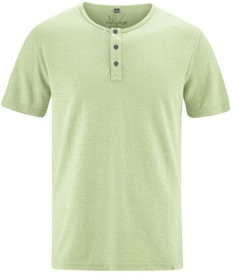 Thumbnail - HempAge Herren Henley T-Shirt Hanf/Biobaumwolle