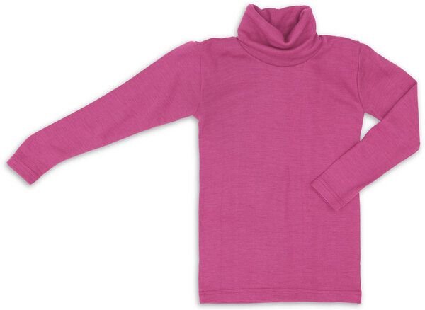 Thumbnail - Engel natur Kinder Rolli Langarm Bio-Schurwolle/Seide