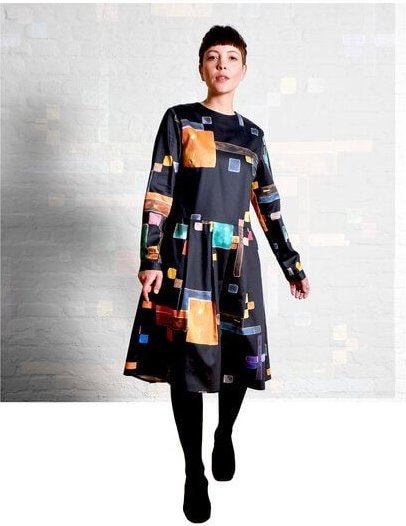 Sophia Schneider-Esleben Dress Eve, Triadic - Damenkleid aus Bio-Baumwolle