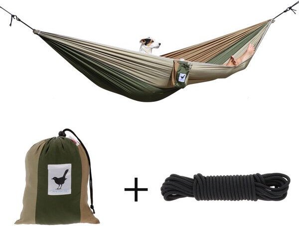 MoreThanHip single Reise-Hängematte Camouflage