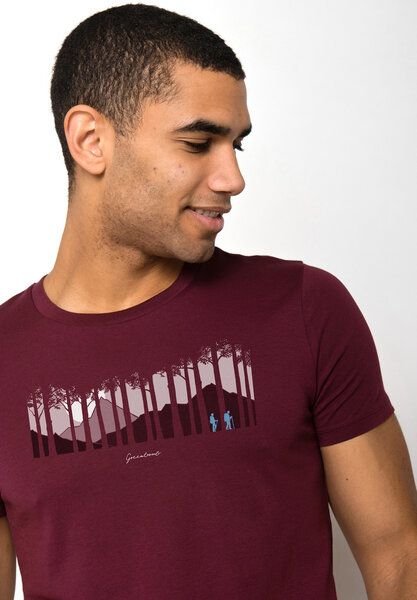 GREENBOMB Nature Forest Couple Guide - Sportliches T-Shirt aus Bio-Baumwolle / hochwertiger Print / GOTS / Fair & Vegan