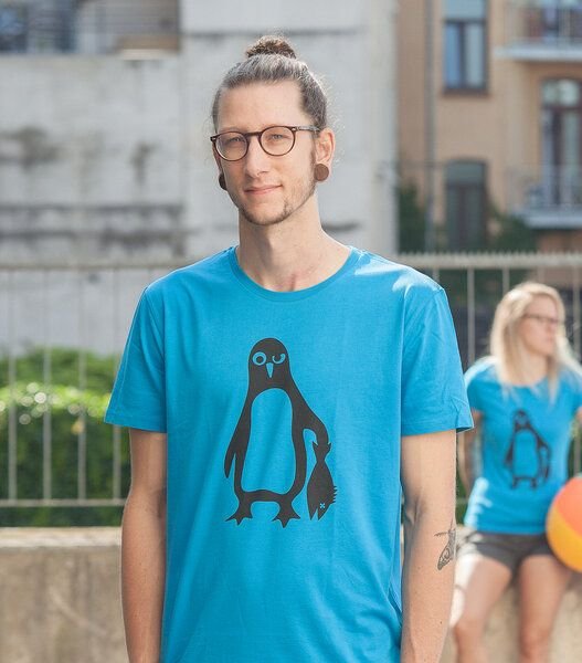 päfjes Pinguin Paul - Fair Wear Männer Bio T-Shirt
