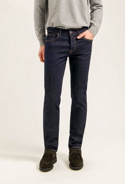 MUD Jeans HANK Mid Tapered Jeans aus einem Bio-Baumwolle / recycelter Baumwolle Mix (strong blue)