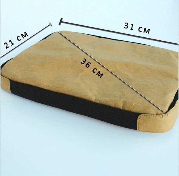 BY COPALA Kraft Papier Laptop Case 12 Zoll, MacBook Hülle, Tasche,Lederoptik