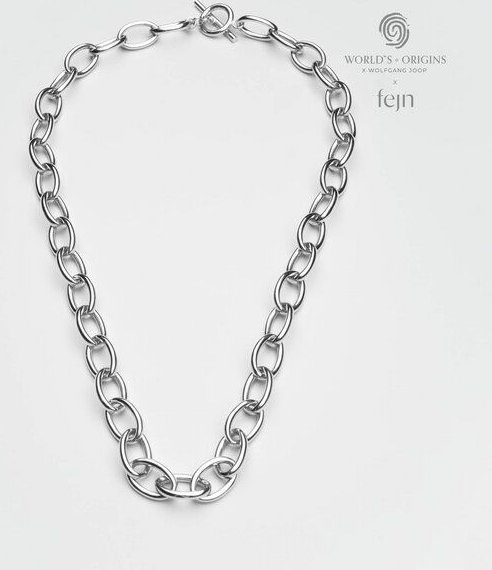 fejn jewelry Kette 'chunky link chain' mit groben Kettengliedern