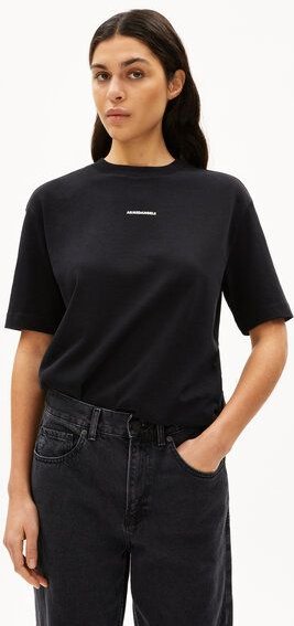 ARMEDANGELS TARJAA WORD ICONIC Å - Damen Heavyweight T-Shirt aus recyceltem Baumwoll Mix