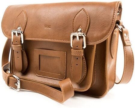 Will's Vegan Shop 11-Zoll-Satchel Kastanie Unisex