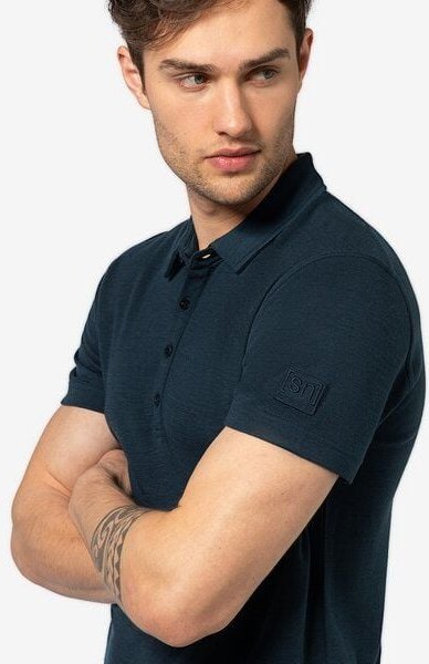 super.natural Polo-Shirt POLO BIO für Herren, Merino