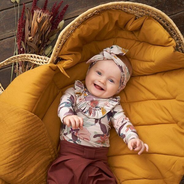 Müsli by Green Cotton Langarm Baby *Dahlia Body* GOTS Bio Baumwolle | Müsli