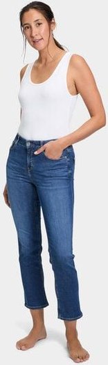 FUTURE:PEOPLE. 05:00 STRAIGHT FIT- Damen Jeans aus leichtem Stretch-Denim aus Bio-Baumwoll/ Tencel-Mix (30500 1 1004)