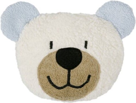 Efie Kirschkern-Wärmekissen Teddy blau, kontrolliert biologischer Anbau,