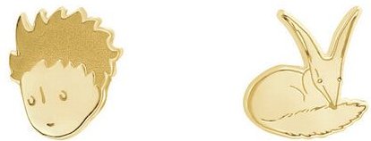 Thumbnail - Eppi Ohrstecker aus Gold Der Kleine Prinz und der Fuchs