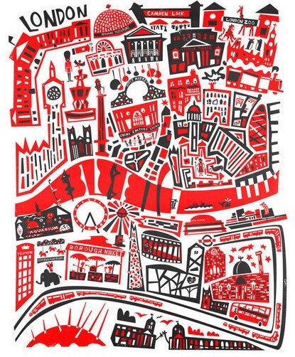 Photocircle Poster / Leinwandbild - London Map