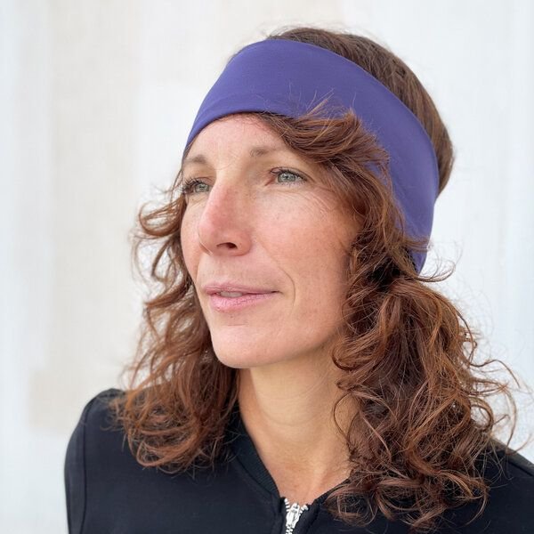 Liebe Deinen Planeten Bio Sportstirnband Basic aus elastischem Baumwoll Jersey in vielen Farben