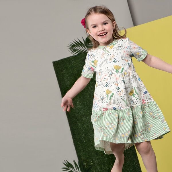 Marraine Kids T-Shirt Kleid aus Bio Baumwolle "Buttercup"