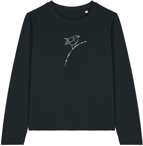 Brandless Basic Bio Damen Longsleeve Rotkehlchen 180 g/m² XXS - XXL