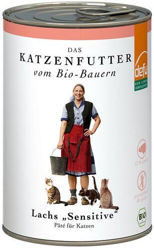 defu Bio Lachs Sensitiv Pâté für Katzen
