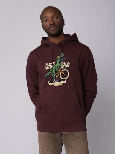 watapparel Hoodie Unisex T-Rex Fahrrad