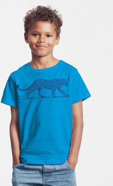 Peaces.bio - handbedruckte Biomode Bio-Kinder T-Shirt Leopard