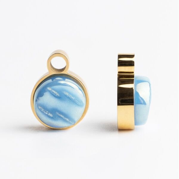 ALEXASCHA Anhänger für Ohrringe | Mix & Match Charms | Gold