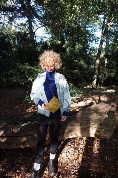 monday market Ledertäschchen Lou aus pflanzlich gegerbtem Leder