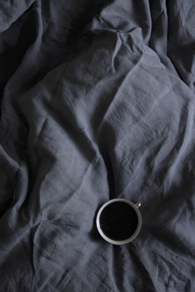 Photocircle Poster / Leinwandbild - Coffee Time in Bed - Me & You