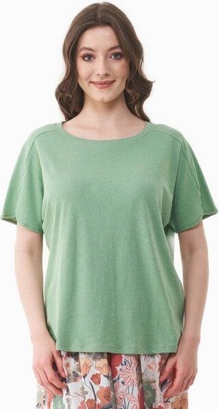 ORGANICATION T-Shirt aus Bio-Baumwolle und Leinen