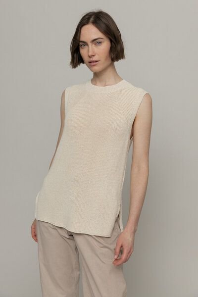 Rifò - Circular Fashion Made in Italy Adelaide, Stricktop aus recycelter Baumwolle