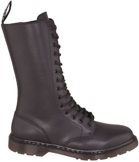 Shoezuu Vegan Vegane Shoezuu 14 Loch Zip Boots schwarz