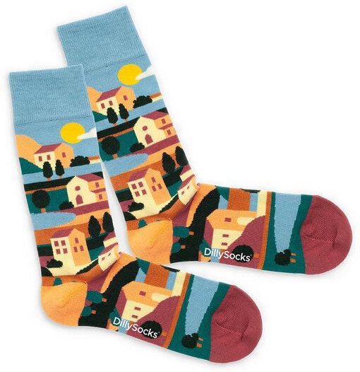 DillySocks Socken Southern Living aus Biobaumwoll-Mix