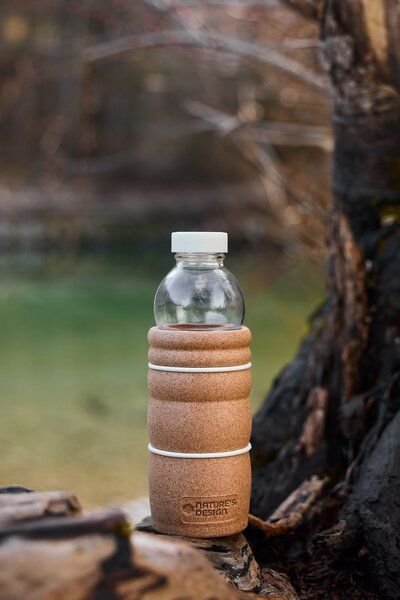 Living Design Nachhaltige Trinkflasche Kork