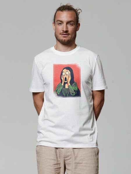 watapparel T-Shirt Unisex Mona Lisa Scream