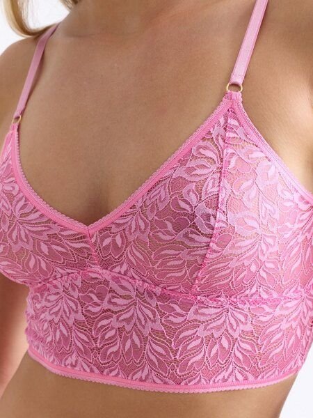 erlich textil Iconic Lace bügelloses Bralette Top mit Spitze aus abbaubarem Polyamid, made in Europe