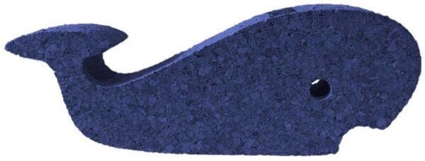 Spielzeug-Wal in blau aus Kork | blauer Wal von Korxx