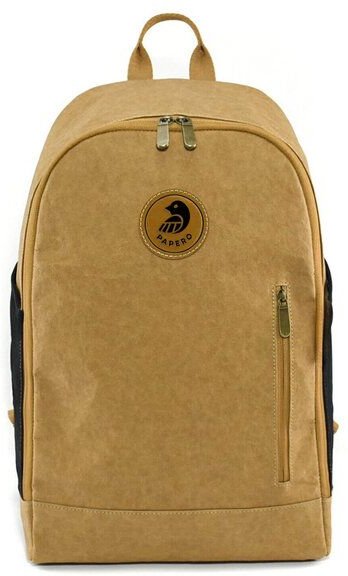 Papero Rucksack aus Kraft Papier 22L FOX wasserfest, reißfest für Damen & Herren