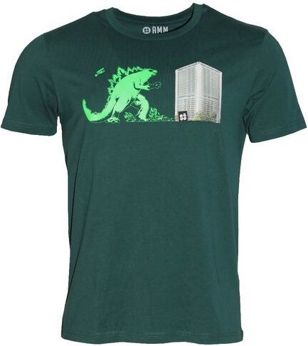 Herren T-Shirt Rundhals aus Bio-Baumwolle "Kaiju BT" Grün von Fädd