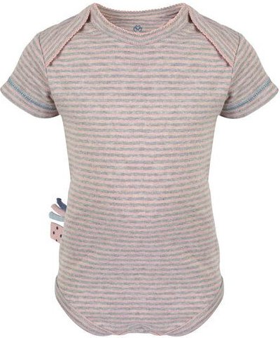 Baby S/S Kurzarm Bodysuit Gestreift 'OrganicEra' aus Bio-Baumwolle