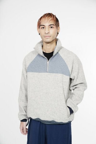 ein garten Studios Unisex Oversize Flauschloden Pullover