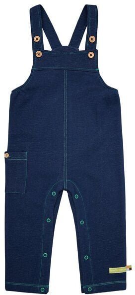 loud + proud Babys & Kinder Latzhose in Jeans-Optik, GOTS-zertifiziert