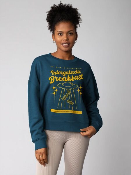 watapparel Sweatshirt Frauen Intergalactic Breakfast