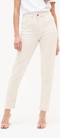 Kuyichi Jeans Loose Tapered Fit mit hohem Bund und schmalzulaufendem Bein - Nora