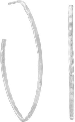 pakilia Silber Ohrringe oval Fair-Trade und handmade