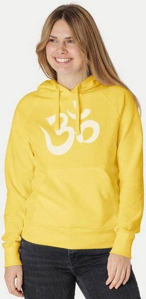 Peaces.bio - handbedruckte Biomode Bio-Damen-Kapuzensweater Om