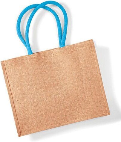 Thumbnail - Westford Mill Jute Classic Shopper Tragetasche Schultertasche