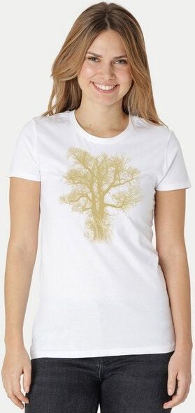 Peaces.bio - handbedruckte Biomode Damen Biobaumwoll T-Shirt Chestnut